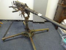 Replica Browning 50 Caliber on M63 Anti-Aircraft Mounting & Tripod