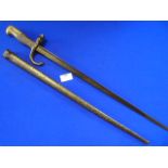 Gras Bayonet with Scabbard (in relic condition)