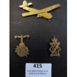 Tree Badges Including Popskis Private Army, and Glider Pilot