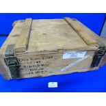 7.62mm Wooden Ammunition Box