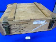 7.62mm Wooden Ammunition Box