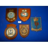 Five Navy Related Plaques