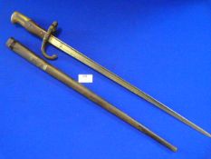 Gras Bayonet with Scabbard