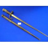 Gras Bayonet with Scabbard