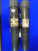 Pair of 84mm Mortar Bomb Cases