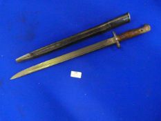 British 1907 Pattern Bayonet with Scabbard