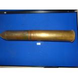 Inert 105mm M14 Shell date 1942