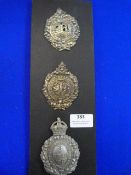 Three Scottish Cap Badges