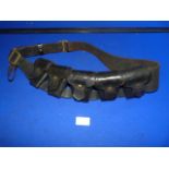 British Leather Bandoleer dated 1922