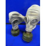 Two Cold War Era Russian Gas Masks