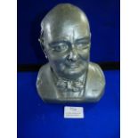 Plaster Desk Ornament of Winston Churchill