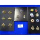 Miscellaneous Lot of Captains Pips, Brass and Enamel Badges