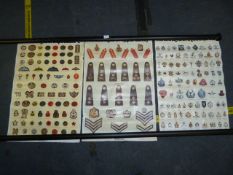 Three Posters Including Ranks, Trade Badges and Cap Badges