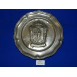 Pewter Plate "Bastogne"