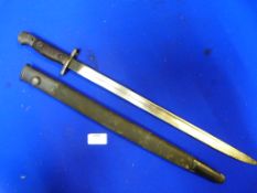 British Lee Enfield Bayonet by Wilkinson dated 1907