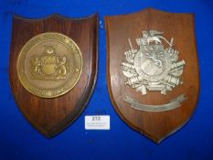 Two Commemorative Wooden Plaques