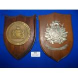 Two Commemorative Wooden Plaques