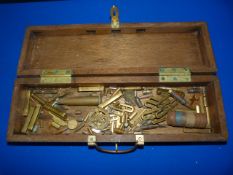 Miscellaneous Box of Buckles, Bullet Heads, etc.