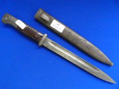 WWII German K98 Mauser Bayonet with Scabbard