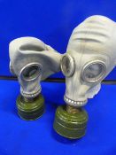 Two Cold War Era Russian Gas Masks