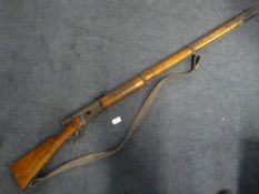 Antique Vetterli Bolt Action Rifle with Lee Enfield Sling circa 1869 - 1881