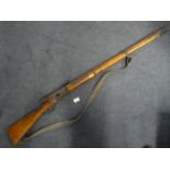 Antique Vetterli Bolt Action Rifle with Lee Enfield Sling circa 1869 - 1881
