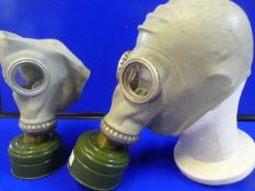 Two Cold War Era Soviet Gas Masks