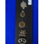Five Assorted British Cap Badges