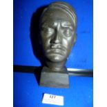 Metal Desk Ornament Bust of Hitler