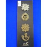 Five Army Cap Badges