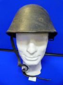 Undated Eastern European Helmet with Liner & Chin Strap