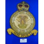 Large Embroidered RAF Central Band Patch 24cm high