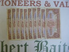 10 British Armed Forces £1 Notes