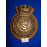 Brass Alamein Plaque 20cm high