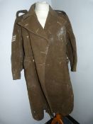 Royal Artillery Sergeant 's Greatcoat date 1951 (some damage)