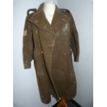 Royal Artillery Sergeant 's Greatcoat date 1951 (some damage)