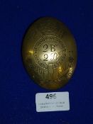 Scottish Brass Shako Plate 2BN 2BD