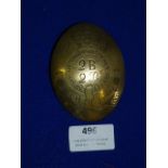 Scottish Brass Shako Plate 2BN 2BD