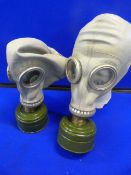 Two Cold War Era Russian Gas Masks