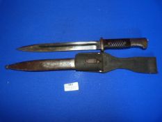 WWII K98 Mauser Bayonet with Bakelite Grip