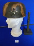 Reproduction German Para Helmet with Lining & Chinstrap