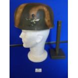 Reproduction German Para Helmet with Lining & Chinstrap