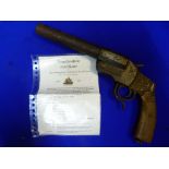 German Hebbel Flare Pistol with Current Deactivation Certificate