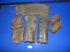 Four Pairs of Gaiters and Puttees