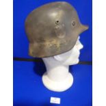 SS Helmet Stamped 1059 on Rear of Interior