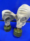 Two Cold War Era Russian Gas Masks