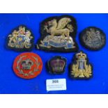 Buffs Blazer Badges and Assorted Gold Thread Badges