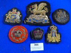 Buffs Blazer Badges and Assorted Gold Thread Badges