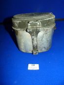 German Mess Tin in Relic Condition stamped RFI 38