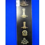 Five Army Cap Badges